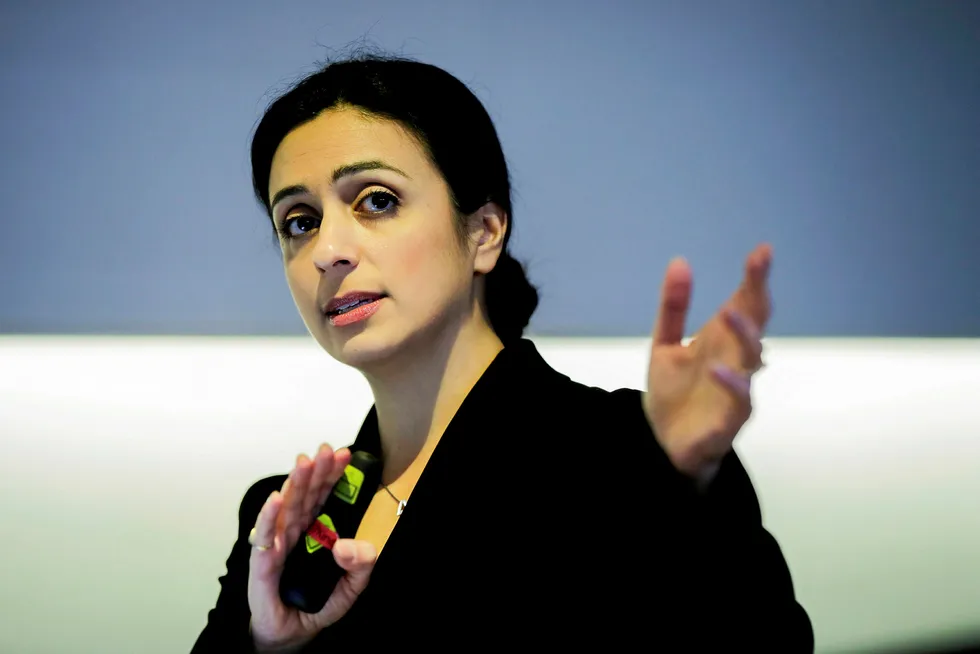 Watching brief: Labour Party deputy leader Hadia Tajik pledged to keep an eye on the industry to make sure the relief package will create jobs in Norway