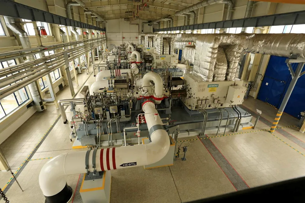 Survey delay: a Caspian Pipeline Consortium-operated pumping facility