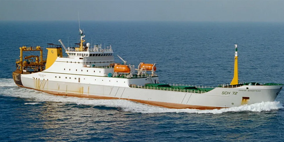 The pelagic fishing trawler Frank Bonefaas. North Atlantic Holdings Frank Bonefaas.