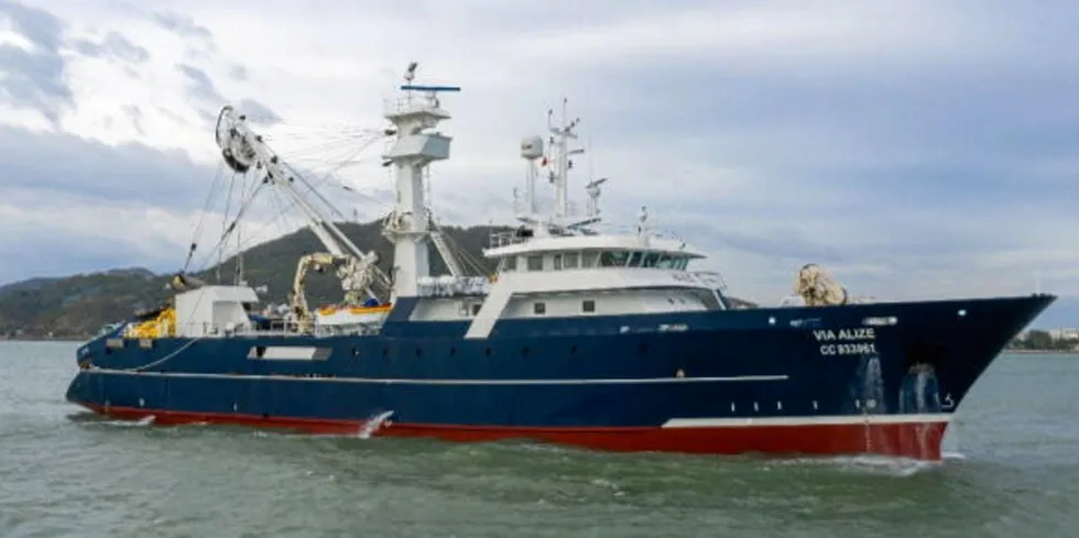 The vessel was ordered two years ago.