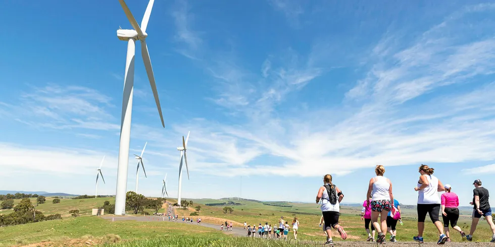 Wind farm in Australia