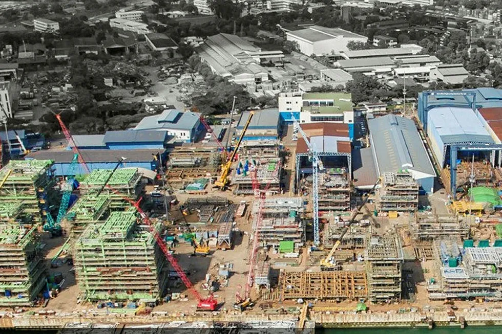 Legacy: Dyna-Mac's main yard in Singapore