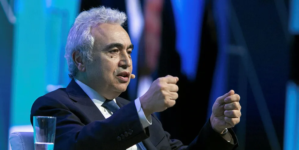 Fatih Birol, executive director of the International Energy Agency (IEA)