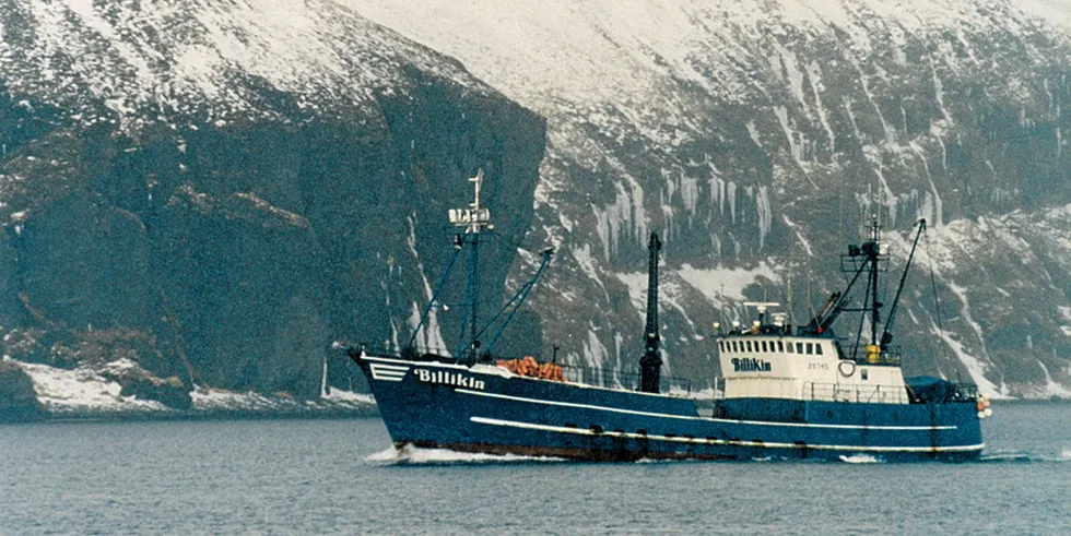 The crab vessel Billikin, which started Chuck Bundrant's remarkable journey at Trident Seafoods. Bundrant died October 17 at 79.