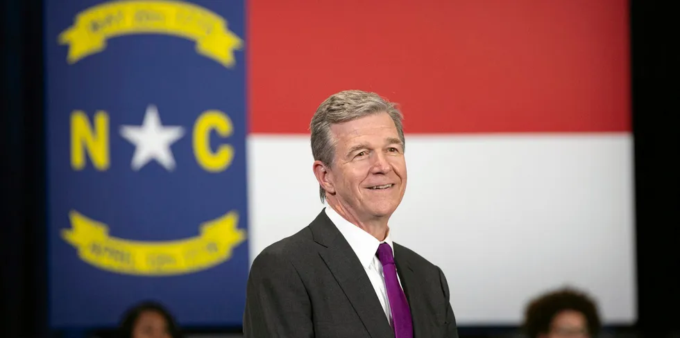 North Carolina Governor Roy Cooper.