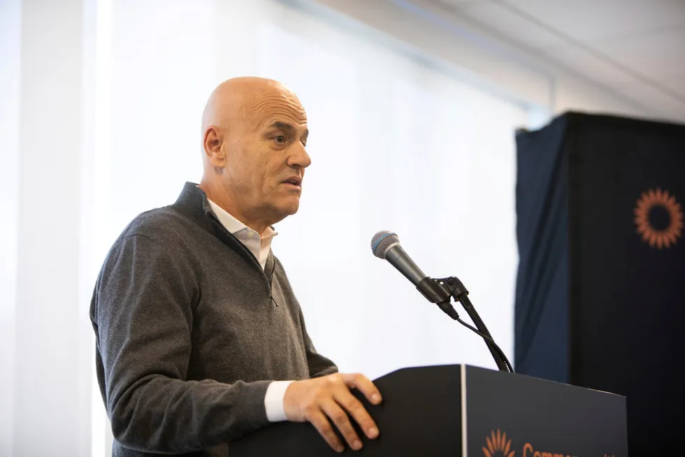 Silence: Eni chief executive Claudio Descalzi.