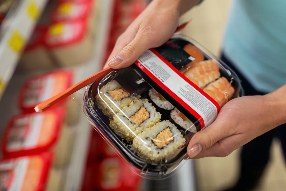 Deli sushi in the US is a growing category.