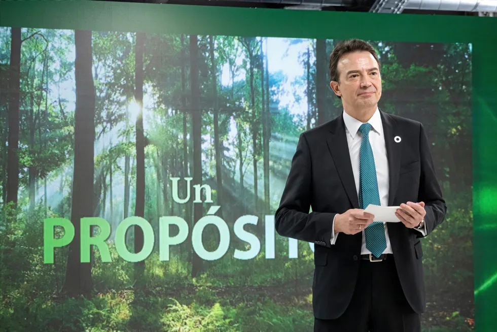 European focus: Enagas chief executive Arturo Gonzalo.