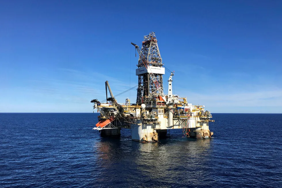 Gorgon rig: Transocean Development Driller I