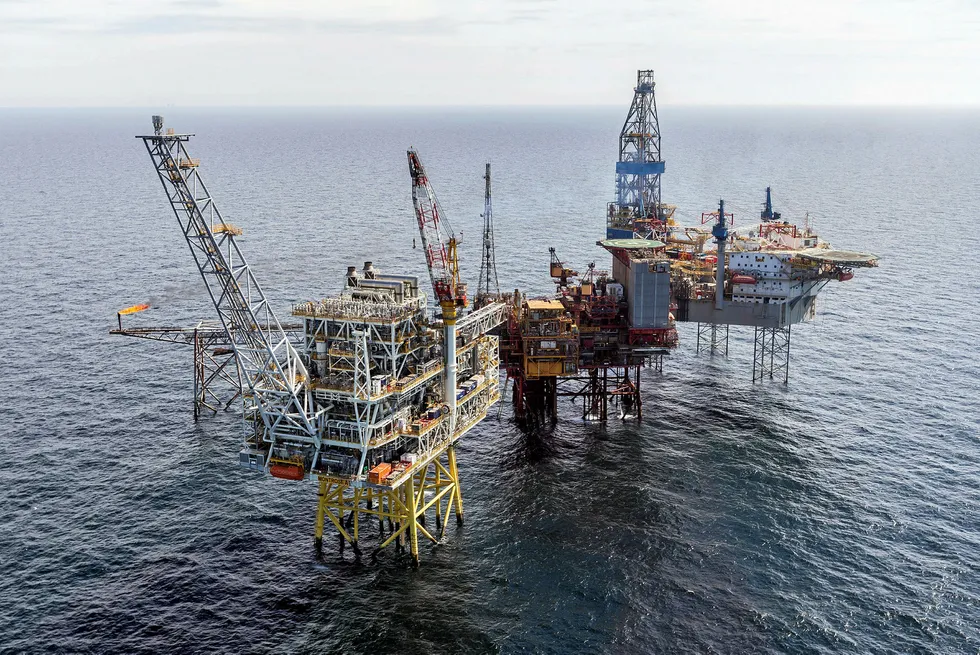 On line: The new bridge-linked platform at Repsol Sinopec Resources UK's Montrose Area Redevelopment in the North Sea Photo: REPSOL SINOPEC