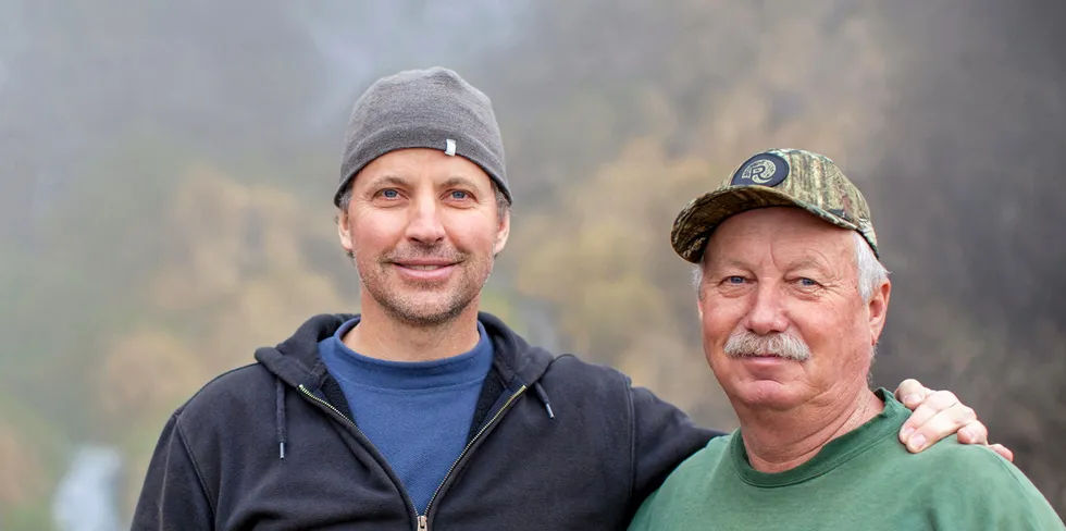 'In Green Plains, we have found a partner that is committed to growing domestic aquaculture and stocking the industry’s ‘pantry’ with quality ingredients," said Riverence CEO Rob Young (L).