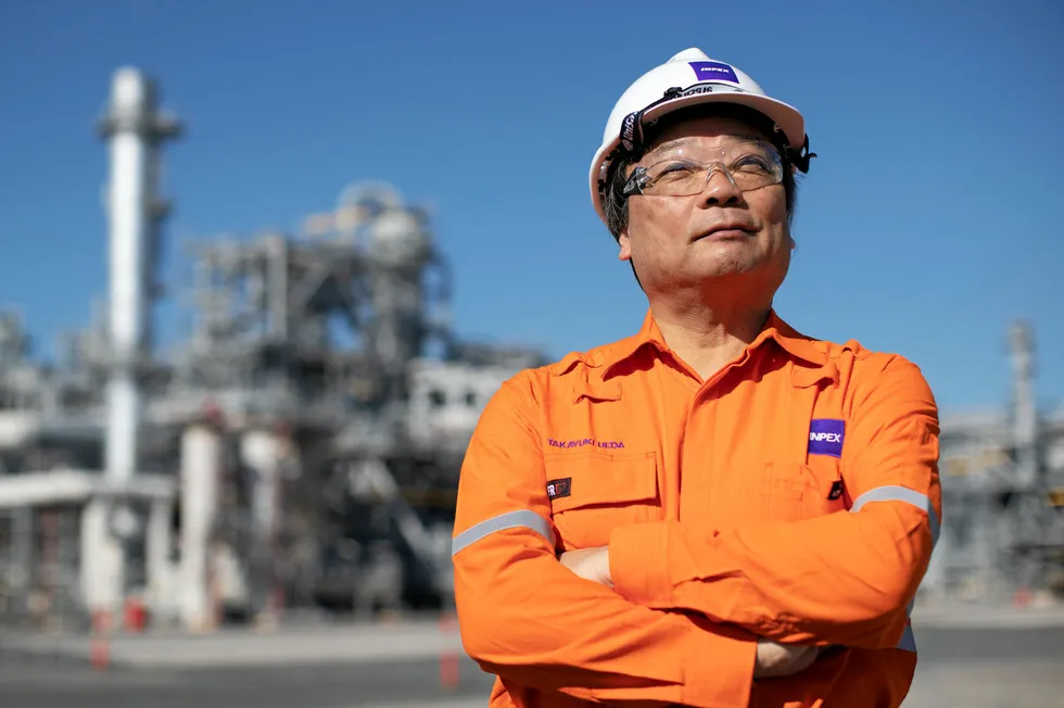 Inpex chief executive, Takayuki Ueda.