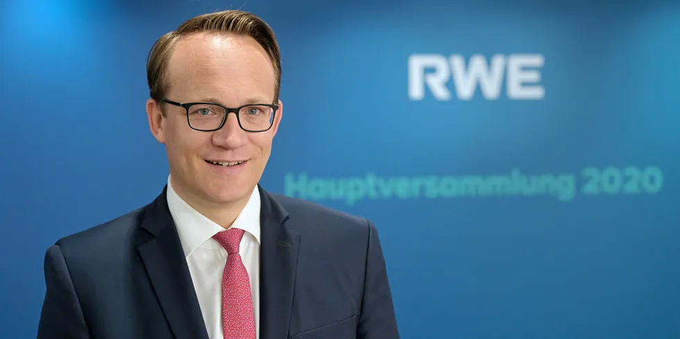 RWE chief financial officer Markus Krebber