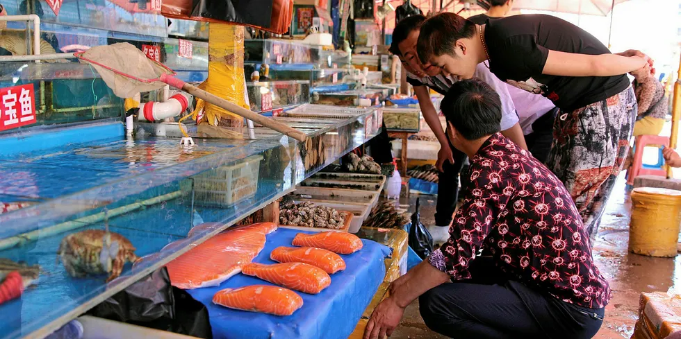 Demand for Scottish salmon takes hit due to the coronavirus outbreak.