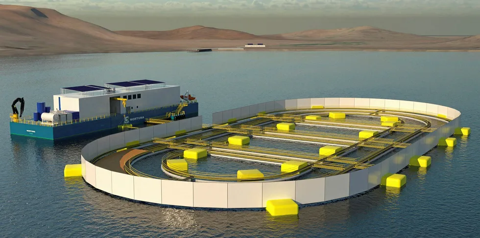 A sketch showing how the facility will be established at one of Cape Verde's sites.