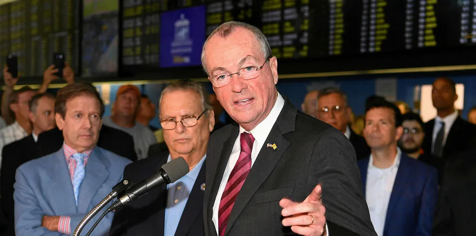 New Jersey governor Phil Murphy in Oceanport