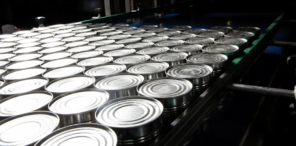 With steel markets 'red hot' and tin in strong demand canners can expect to pay high prices for containers.