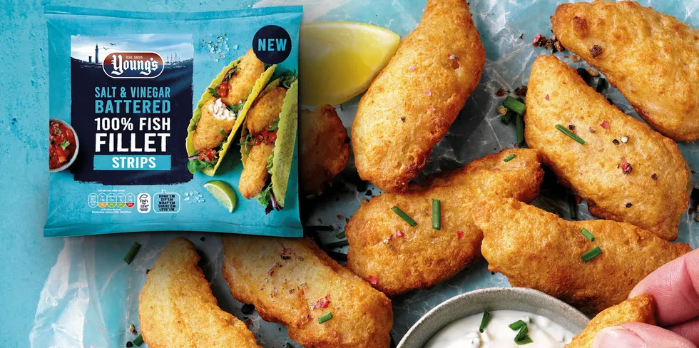 Young's created a new line of fish fillet strips in three different flavors.