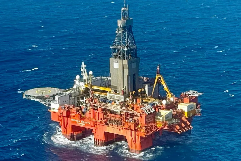 The Deepsea Bollsta working in Namibia