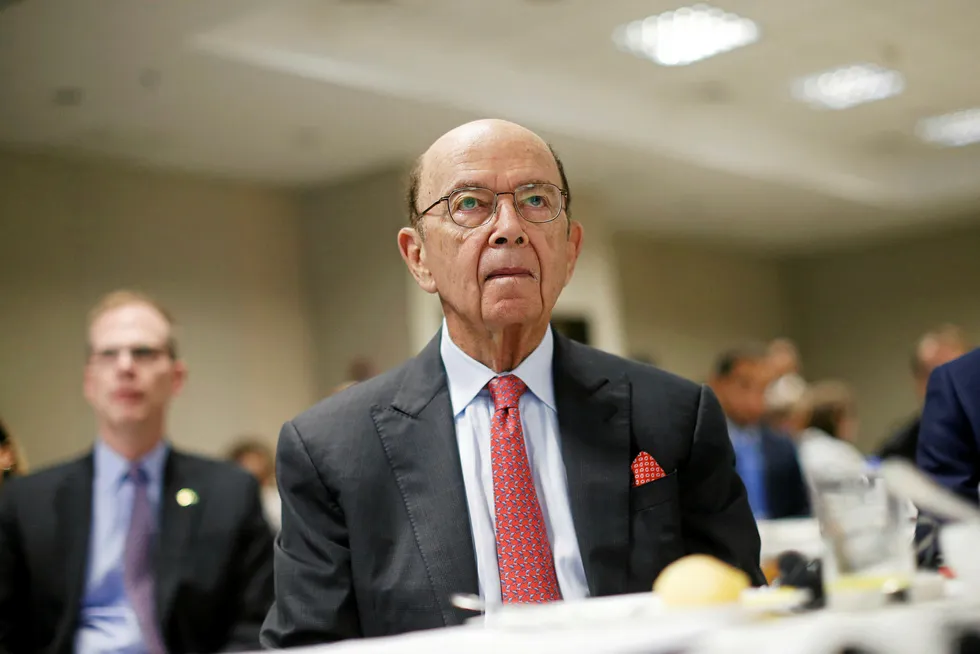 Support: US Commerce Secretary Wilbur Ross