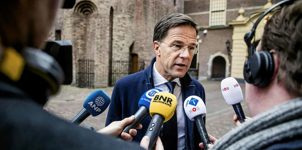 Dutch Prime Minister Mark Rutte.