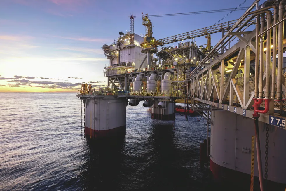 Chevron's Anchor platform in the US Gulf of Mexico.
