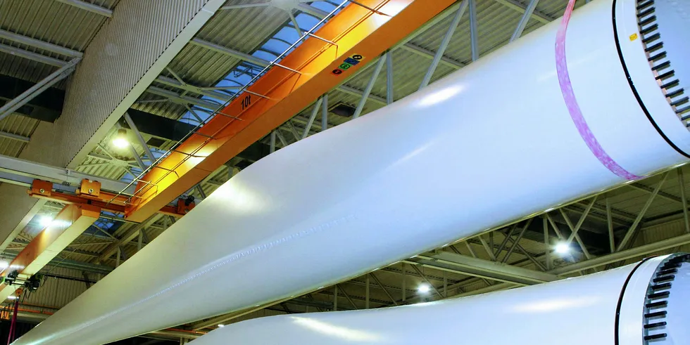 Nordex blade production.