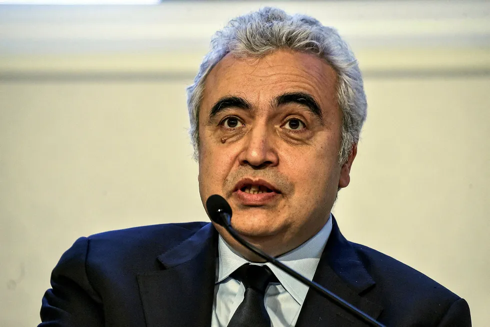 Demand collapse: International Energy Agency executive director Fatih Birol