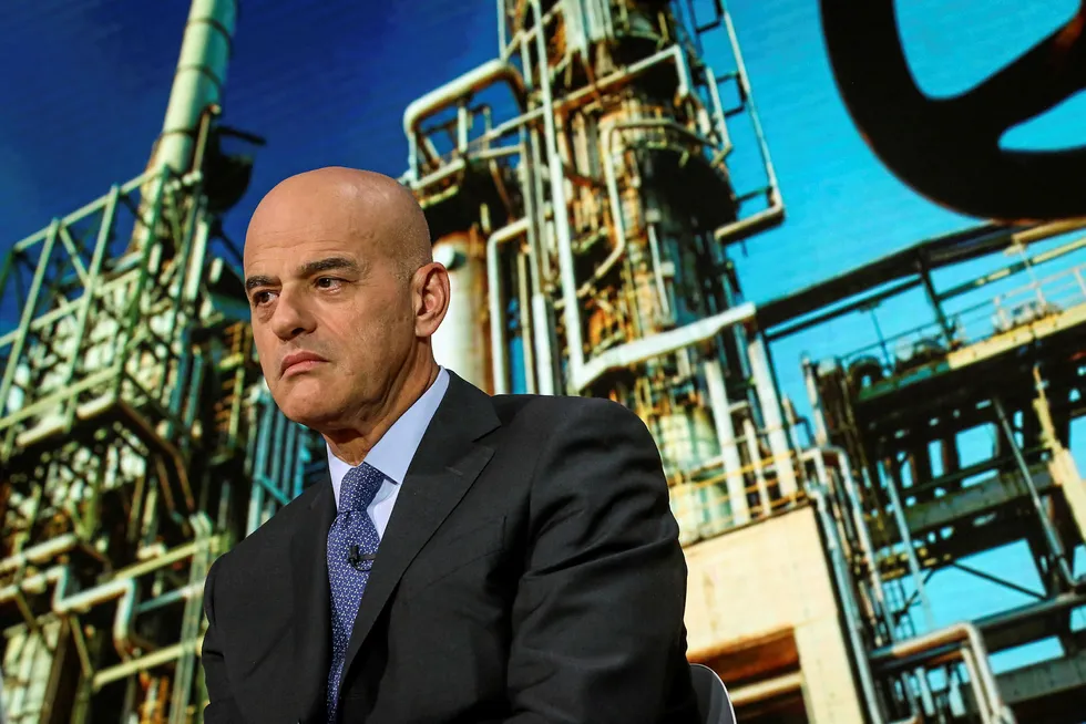 Campaigns: Eni chief executive Claudio Descalzi