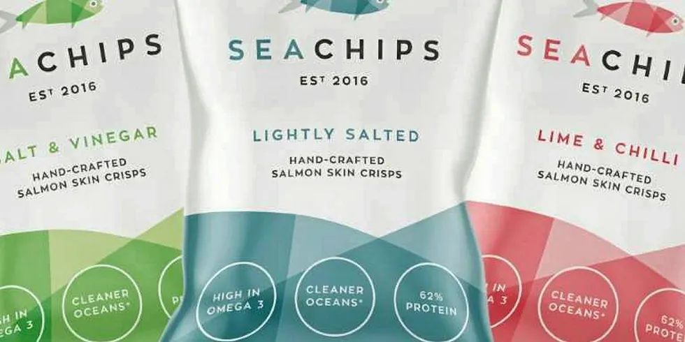 Sainsbury's seafood crisps.