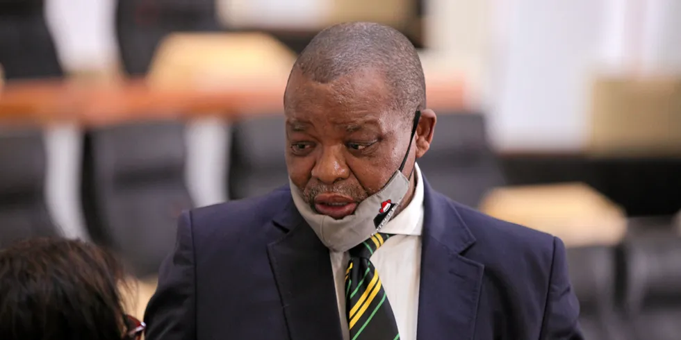 South Africa's Energy Minister Gwede Mantashe.
