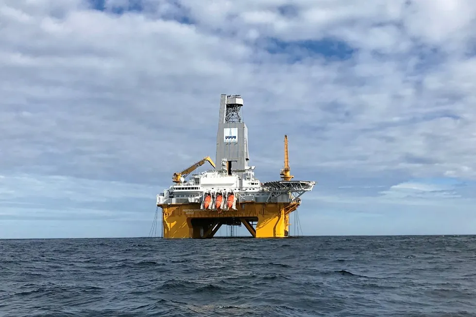 The Deepsea Nordkapp rig drilled the Rumpetroll South wildcat offshore Norway.