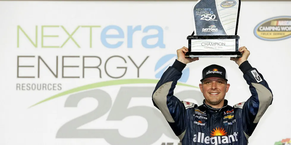 NextEra Energy Resources is a backer of NASCAR racing in the US - and now has its own victory.