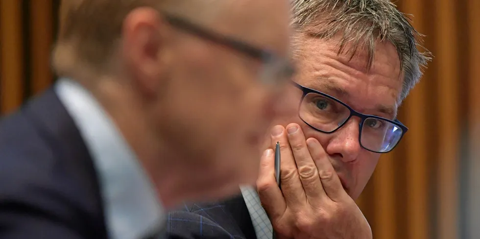 Guy Debelle, right, with his current boss, Reserve Bank governor Philip Lowe.
