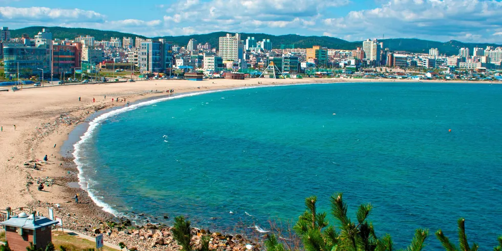 Island Beach. Ulsan. South Korea