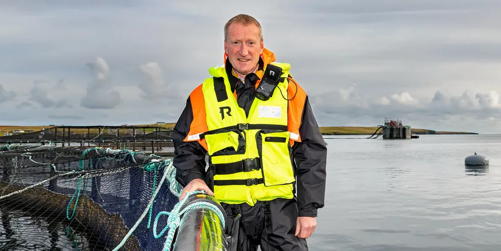 So far, the marine heatwave has not affected the salmon farming industry in Scotland too badly, Salmon Scotland CEO Tavish Scott said.