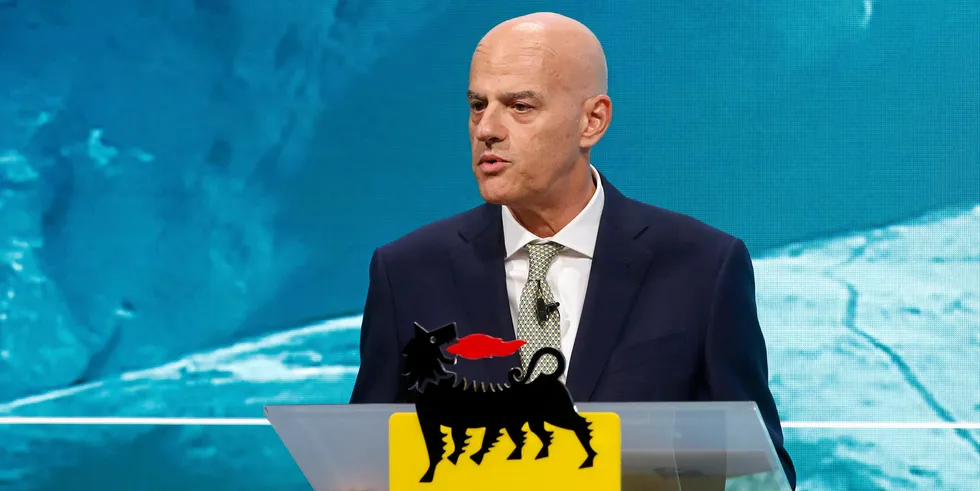 Eni CEO Claudio Descalzi