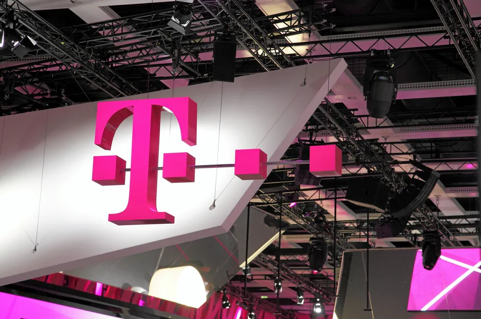 The Deutsche Telekom logo.
