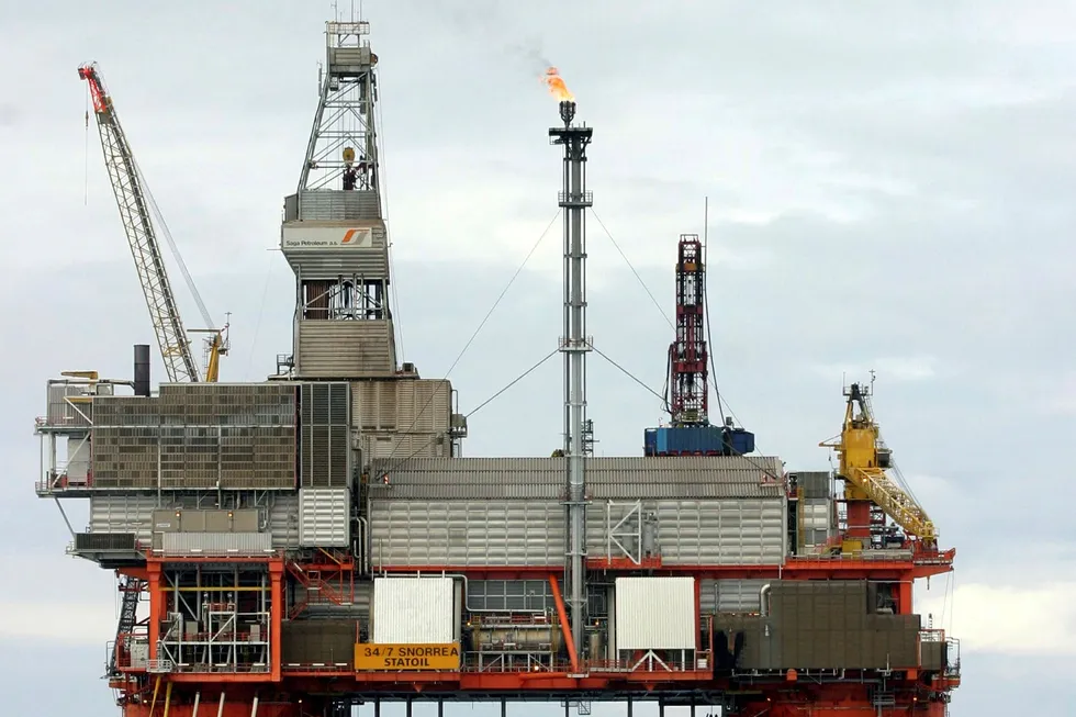 Veteran: the Snorre A tension-leg platform is to be refurbished as part of the Snorre Expansion project