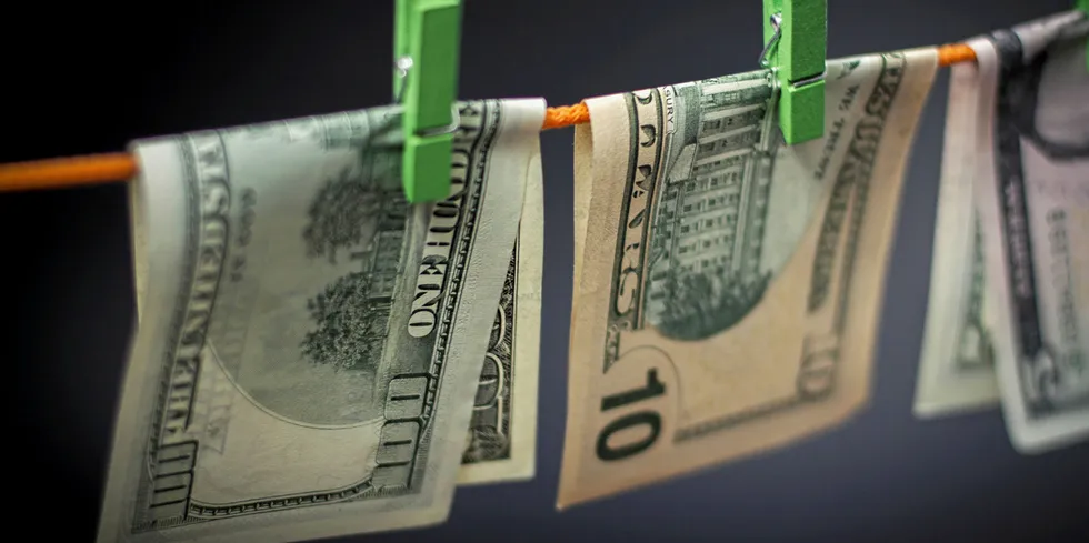 Money laundering dollars.