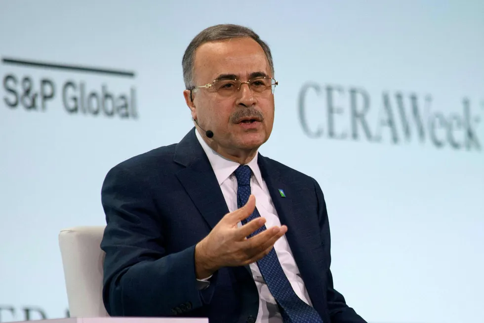Amin Nasser, the chief executive of Saudi Aramco.