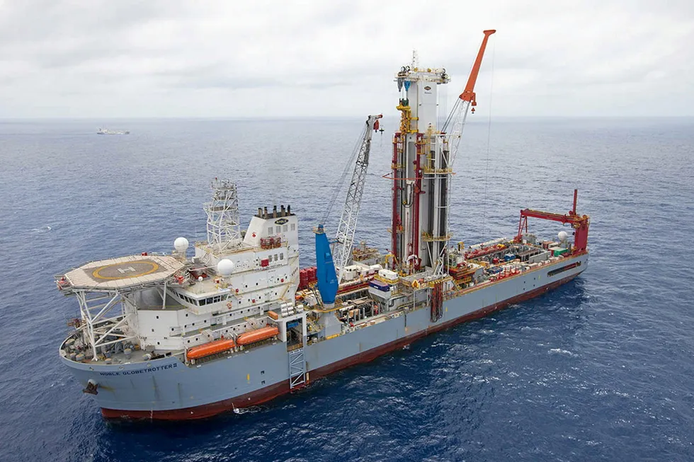 Significant damage: The Noble Globetrotter II was caught in the powerful winds and waves of Hurricane Ida