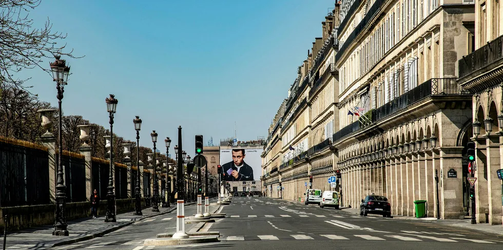 Every day is like Sunday. A picture taken on March 27, 2020 in Paris, shows the empty rue de Rivoli street, as the country is under lockdown to stop the spread of the Covid-19 pandemic.