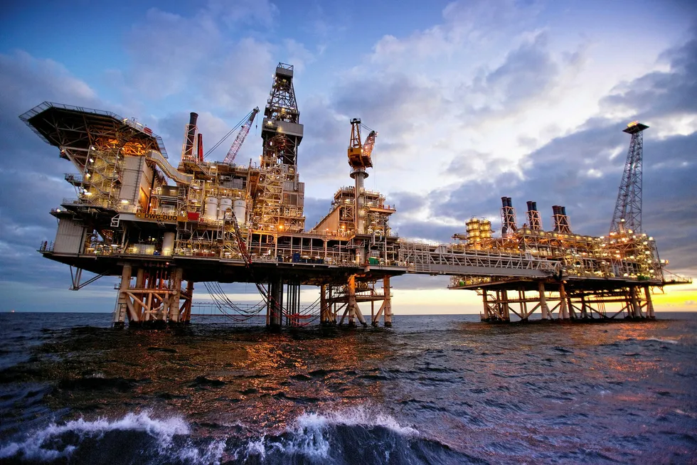 The new platform will be on the ACG field (pictured: Deepwater Guneshli (DWG) complex)