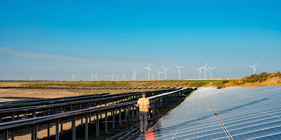Wind and solar are waiting for the chance to connect to the grid.