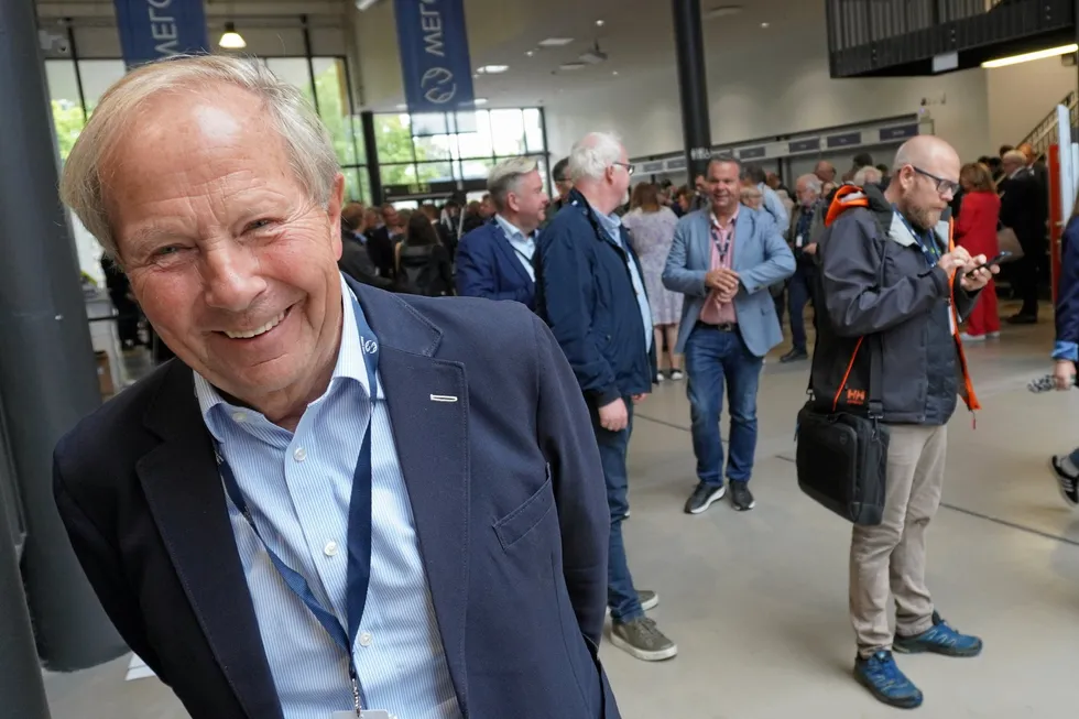 Lawyer Torben Foss, here at the Aqua Nor fair in Trondheim two years ago.