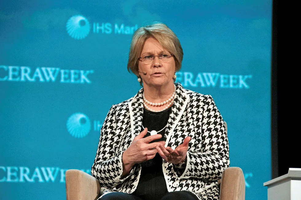 Plans: Occidental Petroleum chief executive Vicki Hollub