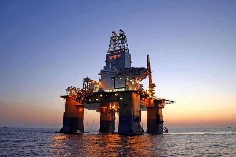 Odfjell Drilling's semi-submersible drilling unit Deepsea Atlantic
