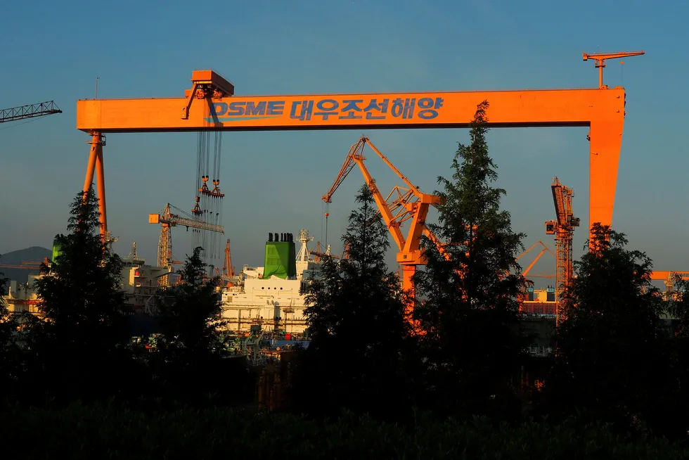 New orders: DSME's Okpo facility in South Korea
