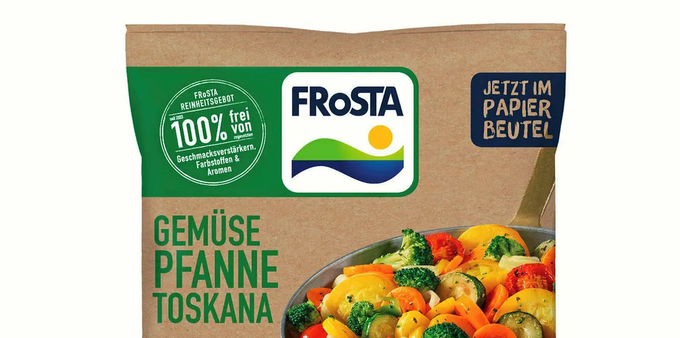 Frosta rolls out paper bag packaging.